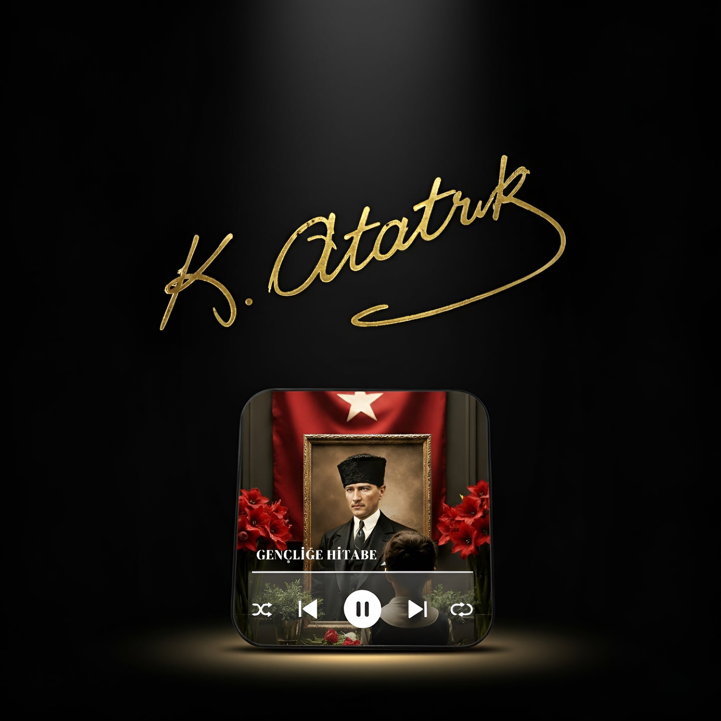 ATATÜRK Sesli Magnet